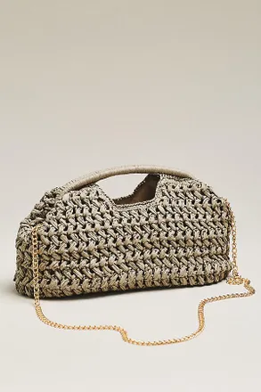 Urban Expression Lani Raffia Clutch