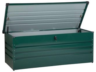 Beliani Arc&oacute;n metal 165 cm 70 cm verde oscuro