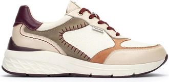 Pikolinos Off White Dames Sneaker - Dames - Sneakers - Veelkleurig - 40 EU - Schoenen