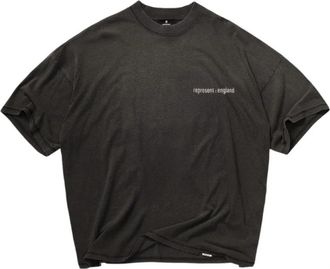 Represent Logo Print T-shirt - Heren - T-shirts - Grijs - XL - Katoen - Tops
