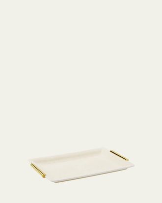 Aerin Faux Shagreen Small Vanity Tray