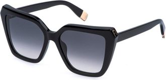Furla SFU978 0700 Womens Sunglasses Black Size 55