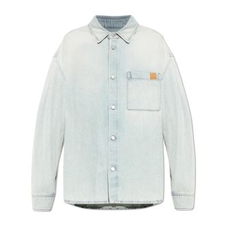 Darkpark Keanu denim overhemd - Heren - Spijkeroverhemden - Blauw - L - Denim - Overhemden