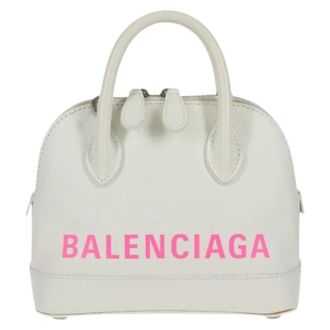 Balenciaga Pre-owned Handbags, female, White, Size: ONE SIZE Pre-owned Vintage Handbag