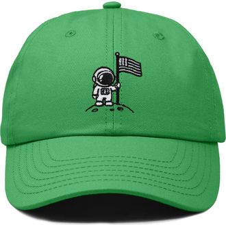 Dalix Moon Mission Dad Cap in Kelly Green at Nordstrom