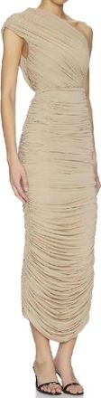 Ronny Kobo Emina Dress In Nougat