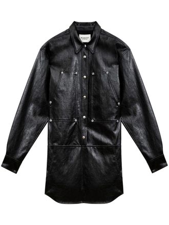 Isabel Marant Ayali faux leather dress - Black