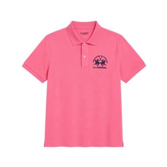 La Martina Tops, Heren, Roze, L, Katoen, Classic Polo