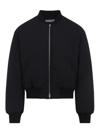 Jil Sander Cropped Bomber Jacket