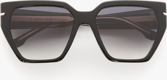 Victoria Beckham Acetate Sunglasses In Black