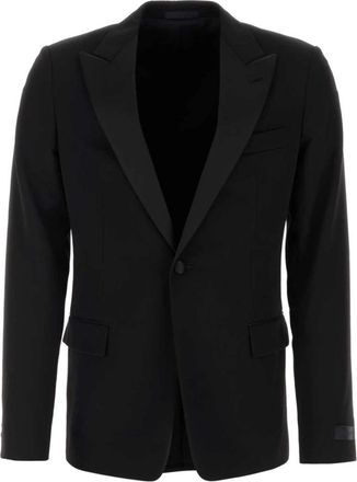Lanvin Giacca Blazer - Heren - Blazers - Zwart - M - Wol - Jassen