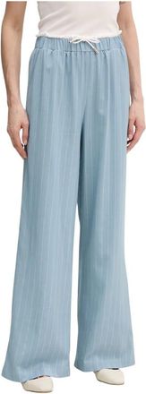 Gaud&igrave; Broeken, Dames, Blauw, XL, Katoen, Wijde broek