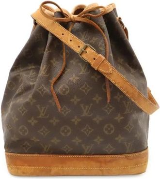 Louis Vuitton Pre-owned Monogram Shoulder Bag - Dames - Vintage Tas - Bruin - ONE Size - Vintage