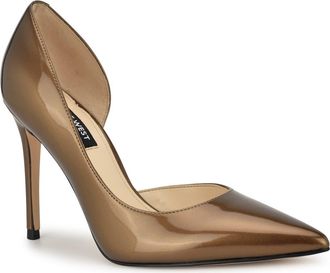Nine West Folowe Half dOrsay Pump in Gol03 at Nordstrom, Size 10.5