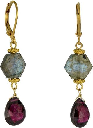 Rachel Reinhardt Jewelry Gemstone Droplet Earrings