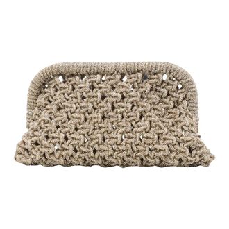Twentyfourhaitch Kaira Clutch - - Bags - Donna - Marrone - ONE SIZE