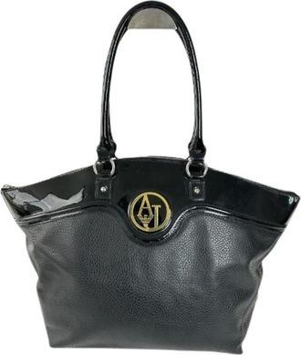 Armani Pre-owned Shoulder Bags, female, Black, Size: ONE SIZE Pre-owned Shoulder Bag