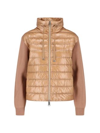 Herno Grey 2.5 L High-Collar Zip Jacket
