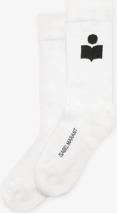 Isabel Marant Womens Siloki Socks In White