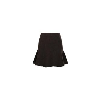 By Malene Birger Short Skirts, female, Brown, S, Dox Skirt