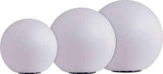 Heitronic Bola Led L&aacute;mpara Solar Blanca Para Jard&iacute;n