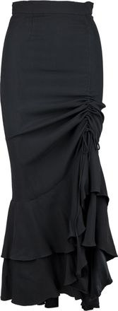 Moschino Moschino Couture gelaagde geplooide lange rok - jaren 90