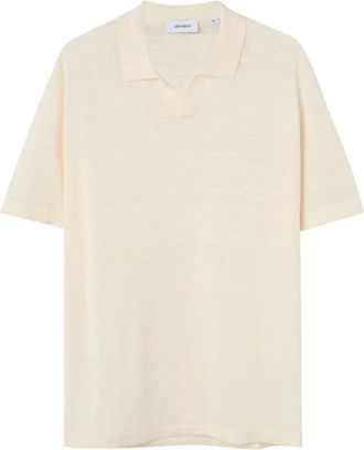 Les Deux Tops, Heren, Wit, XL, Katoen, Witte Polo T-shirt Enmanuel