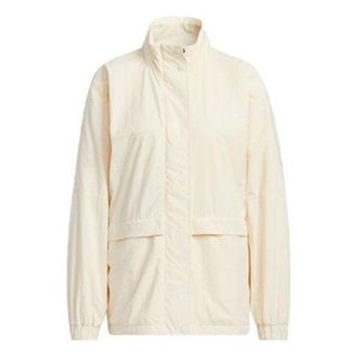 adidas (WMNS) adidas Word Woven Jacket Asia Sizing White HM2805