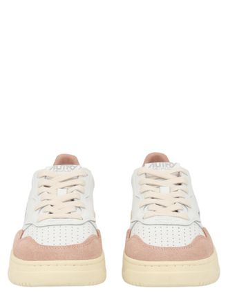Autry Medalist Low Smooth Leather Suede Sneakers