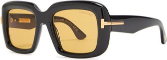 Tom Ford Icon Square-frame Sunglasses - Black - One Size