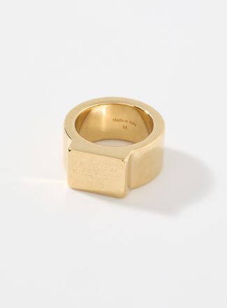 Acne Studios Mens Square logo ring