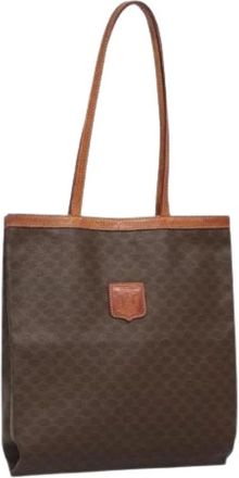 Celine Pre-owned Leather celine-bags - Dames - Vintage Shopper - Bruin - ONE Size - Leer - Vintage