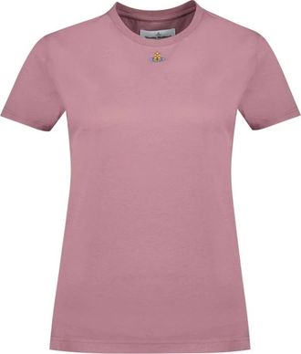 Vivienne Westwood T-Shirts, female, Brown, M, Orb Peru T-shirt