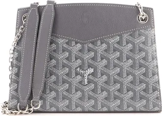 Goyard Structured Rouette Chain Shoulder Bag Coated Canvas Mini