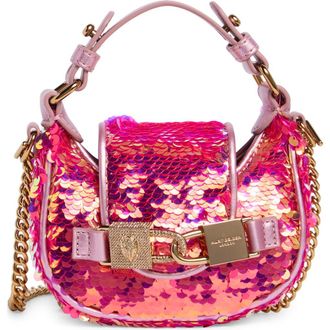 Kurt Geiger Micro Kingsley Hobo Crossbody Bag in Fuchsia at Nordstrom Rack