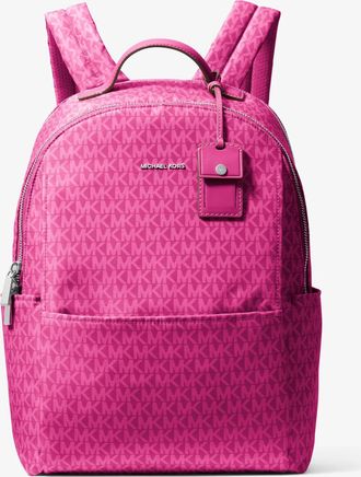 Michael Kors Sable Large Printed Signature Logo Backpack