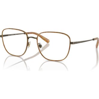 Brooks Brothers 54mm Square optical glasses in Gold at Nordstrom