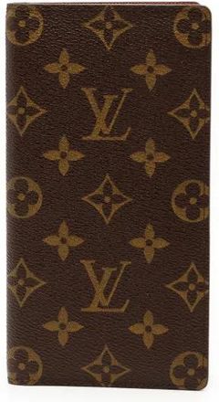 Louis Vuitton Portafoglio Porte Valeurs Cartes Credit con monogramma 2008 - Marrone