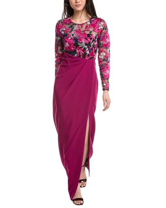 Marchesa Embroidered Gown