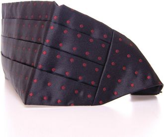 Dolce & Gabbana Mens Black Waist Tuxedo Smoking Belt Cummerbund Silk