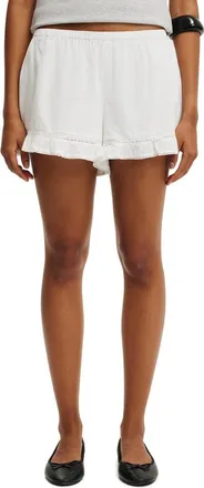 Cotton On Womens Eliza Short in White at Nordstrom, Size 10