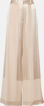 Joseph Pantalones rectos Corto de sat&eacute;n de seda