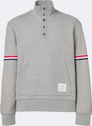 Thom Browne Felpa in piqu&eacute; di cotone
