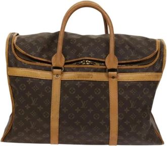 Louis Vuitton Tweedehands Canvas Louis Vuitton tassen - Dames - Vintage Shopper - Bruin - ONE Size - Leer - Vintage