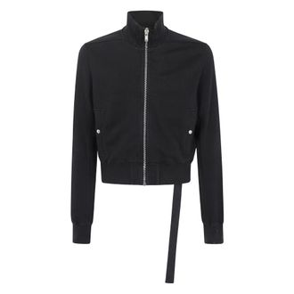 Rick Owens Heren, Sweatshirts & Hoodies, Zwart, Maat: XL Katoen