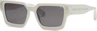Philipp Plein SPP005V 06VC Womens Sunglasses White Size 57