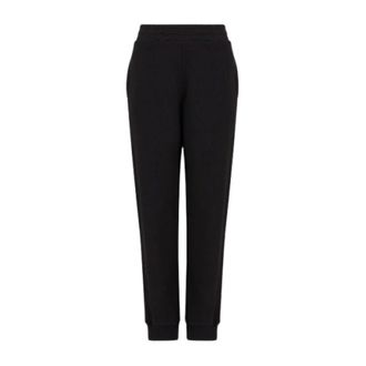 Emporio Armani Jogger van sweatstof - Dames - Sweatpants - Zwart - L - Broeken