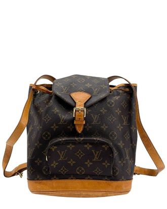 Louis Vuitton Brown Monogram Canvas Montsouris Mm Backpack (Authentic Pre- Loved)