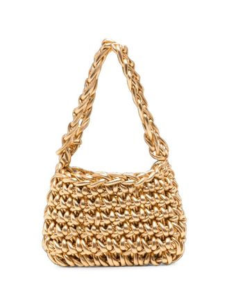Maria Calderara Pouch Bag Glossy Gold