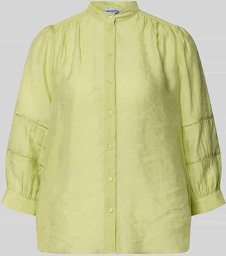 More & More More & More Regular Fit Bluse mit 3/4-Arm in Hellgruen, Gr&ouml;&szlig;e 34